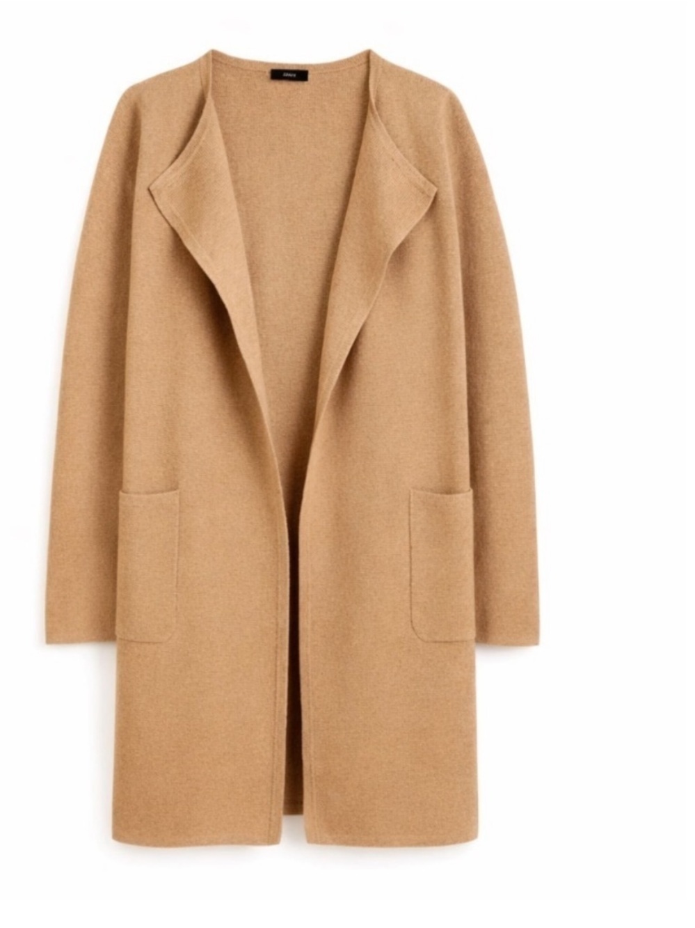 J Crew Blazer Coat Cardi collarless sweater Open Front Cardigan